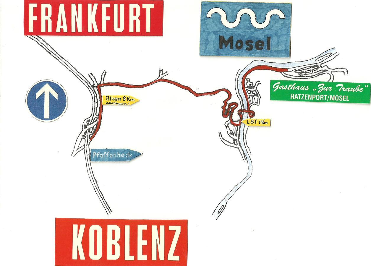 Gasthaus Zur Traube Hatzenport المظهر الخارجي الصورة